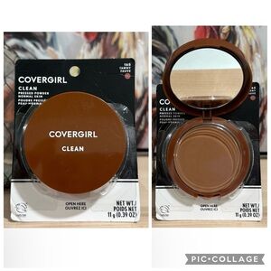 New! COVERGIRL Clean Pressed Powder - Tawny Fauve #165